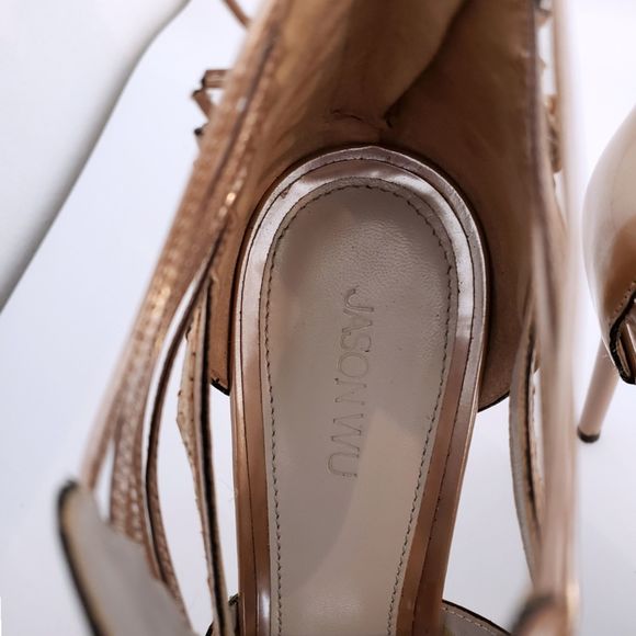 Jason Wu Rose Gold Carolyn Platform Heels - Picture 5 of 8